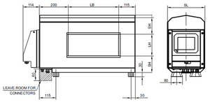 Wymiary tunelowego wykrywacza metali METRON 07 CI