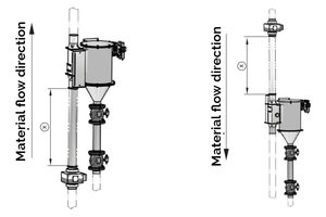 instalacja wertykalna detektora metali P-TRON 05 GM V1