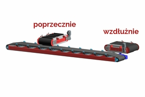 Instalacja płyty magnetycznej nad przenośnik taśmowy