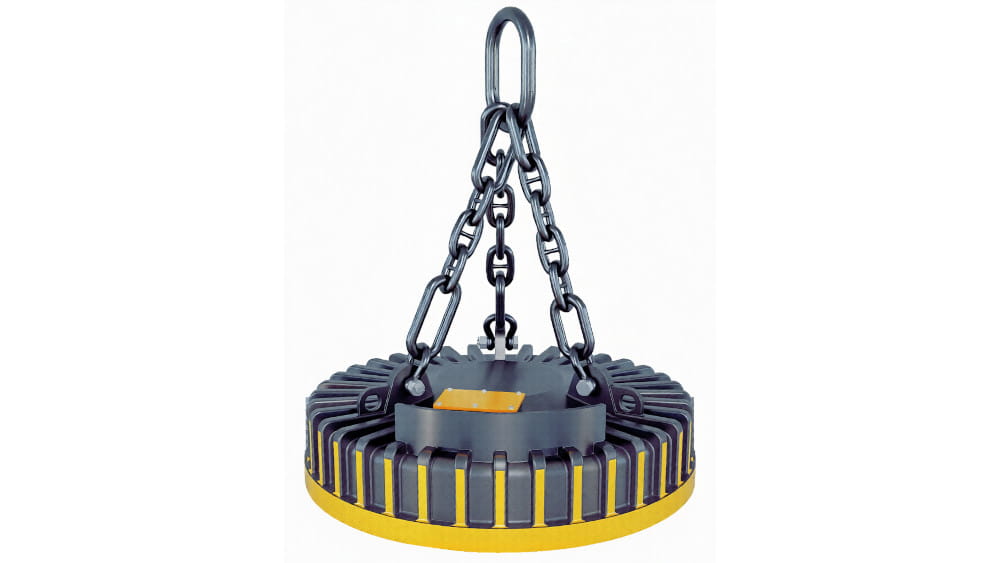 Elektromagnes do złomu EMG-SM – kołowy magnes do złomu