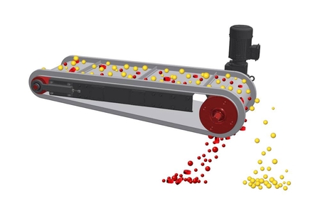 Cylinder magnetyczny MV do przenośnika taśmowego