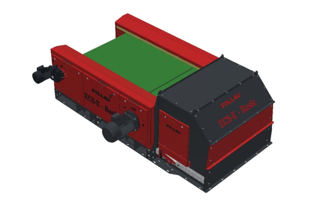 Separator Eddy Current z mimośrodowo ułożonym rotorem ECS-E ZEBU