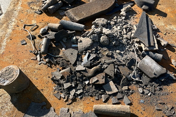 Wychwycone zanieczyszczenia metalowe na terenie cementowni