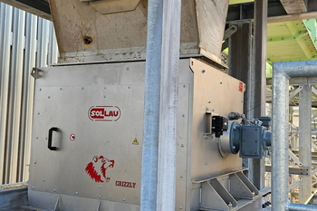Bębnowy separator magnetyczny MBZ 506 F 1000 ze stałym paliwem alternatywnym SPA