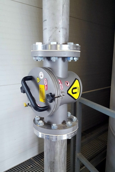 Separator magnetyczny do rurociągów MSP-S – pneumatyczny transport mąki w produkcji makaronów