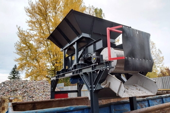 Bęben magnetyczny MB 506 N 800 – doczyszczanie frakcji żelaznej w recyklingu metali