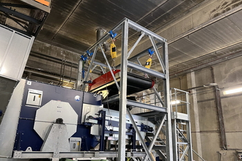 Separator magnetyczny nadtaśmowy DND-AC Mx8 F BEAST – separacja metali z paliw alternatywnych RDF