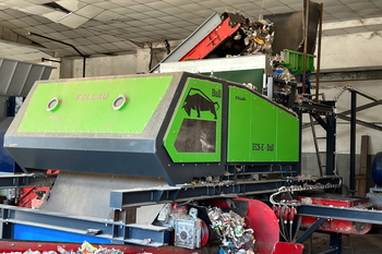 Eddy current separator ECS-E 2000 BULL – separacja metali z paliw alternatywnych RDF