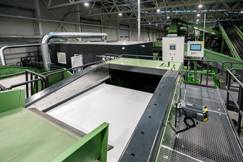 Separator metali nieżelaznych ECS-E 1500 BULL – separacja metali na linii sortowniczej odpadów komunalnych