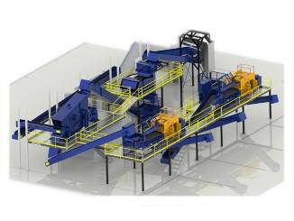 Automatyczna linia sortująca do oddzielania tarcz aluminiowych