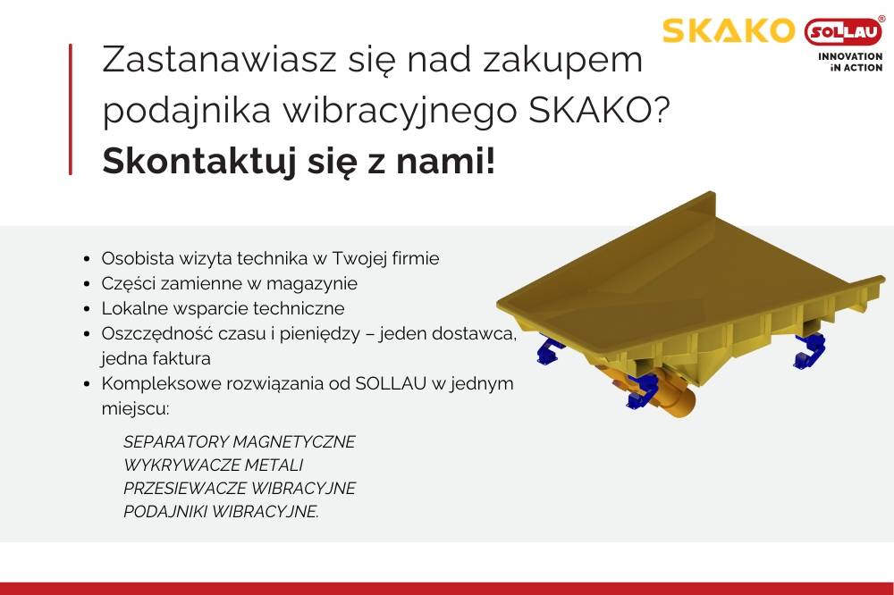 Podajnik wibracyjny SKAKO