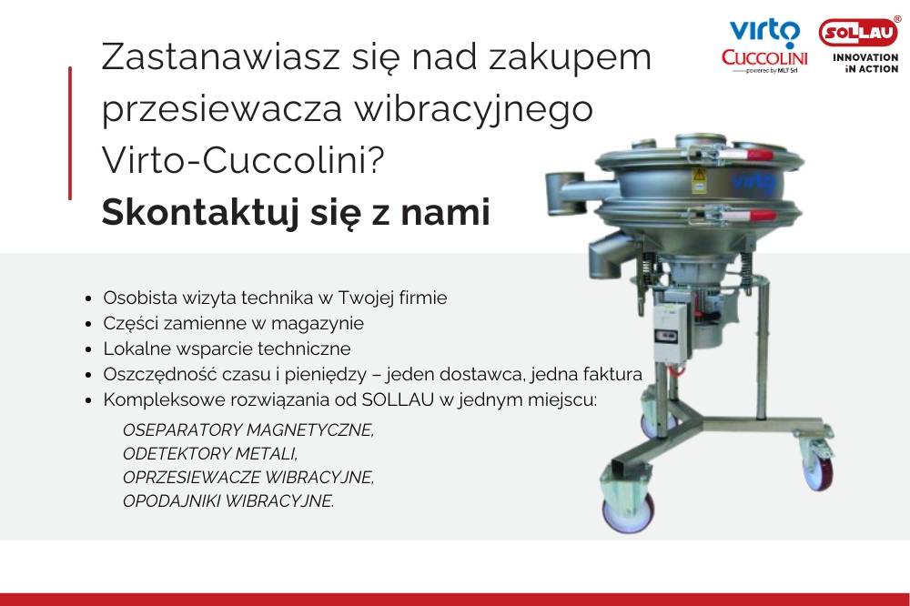 Przesiewacz wibracyjny Virto Cuccolini
