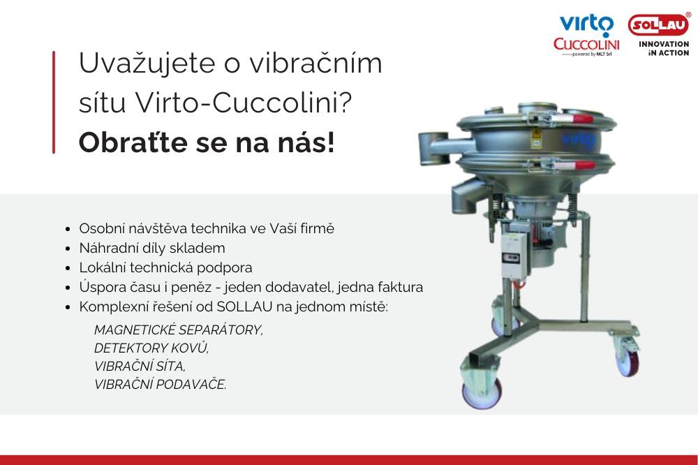 Przesiewacz wibracyjny Virto Cuccolini
