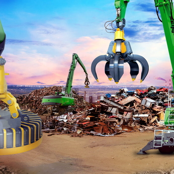 Elektromagnes do złomu EMG-SM – kołowy magnes do złomu