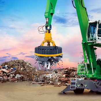 Elektromagnes do złomu EMG-SM – kołowy magnes do złomu